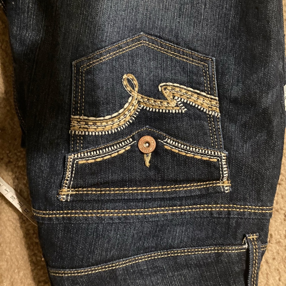 Blue Jeans with Stitch Detailing